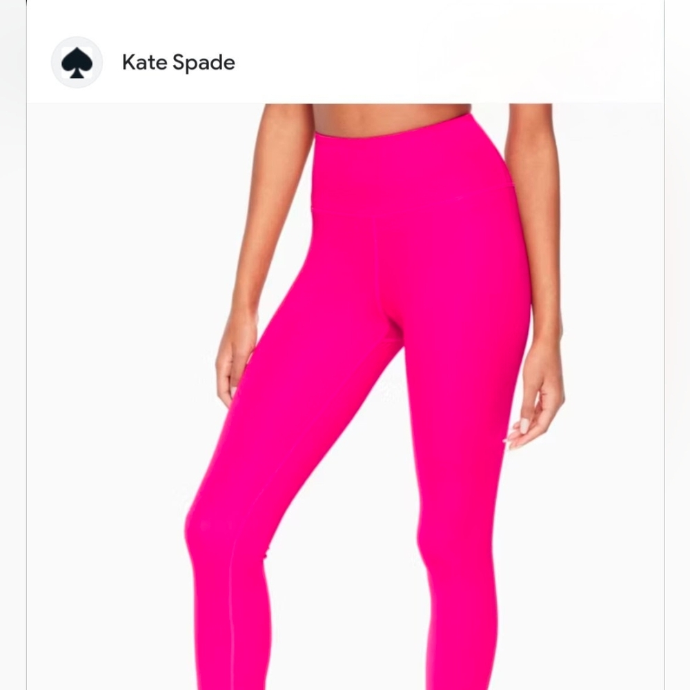 Kate Spade Fuchsia Cropped Leggings - Picture 2 of 8